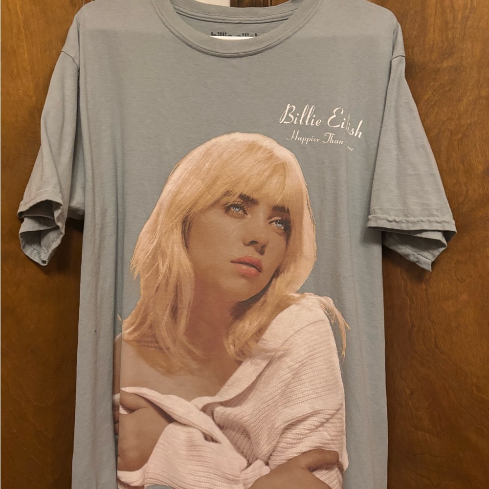 Billie Eilish Graphic Tee - Gray